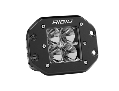 RIGID D-Series PRO LED Light Flood Optic Flush Mount Single