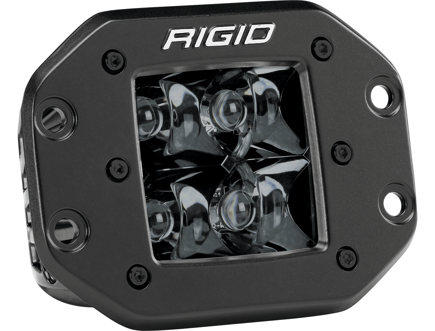 RIGID D-Series PRO Midnight Edition Spot Optic Flush Mount Pair