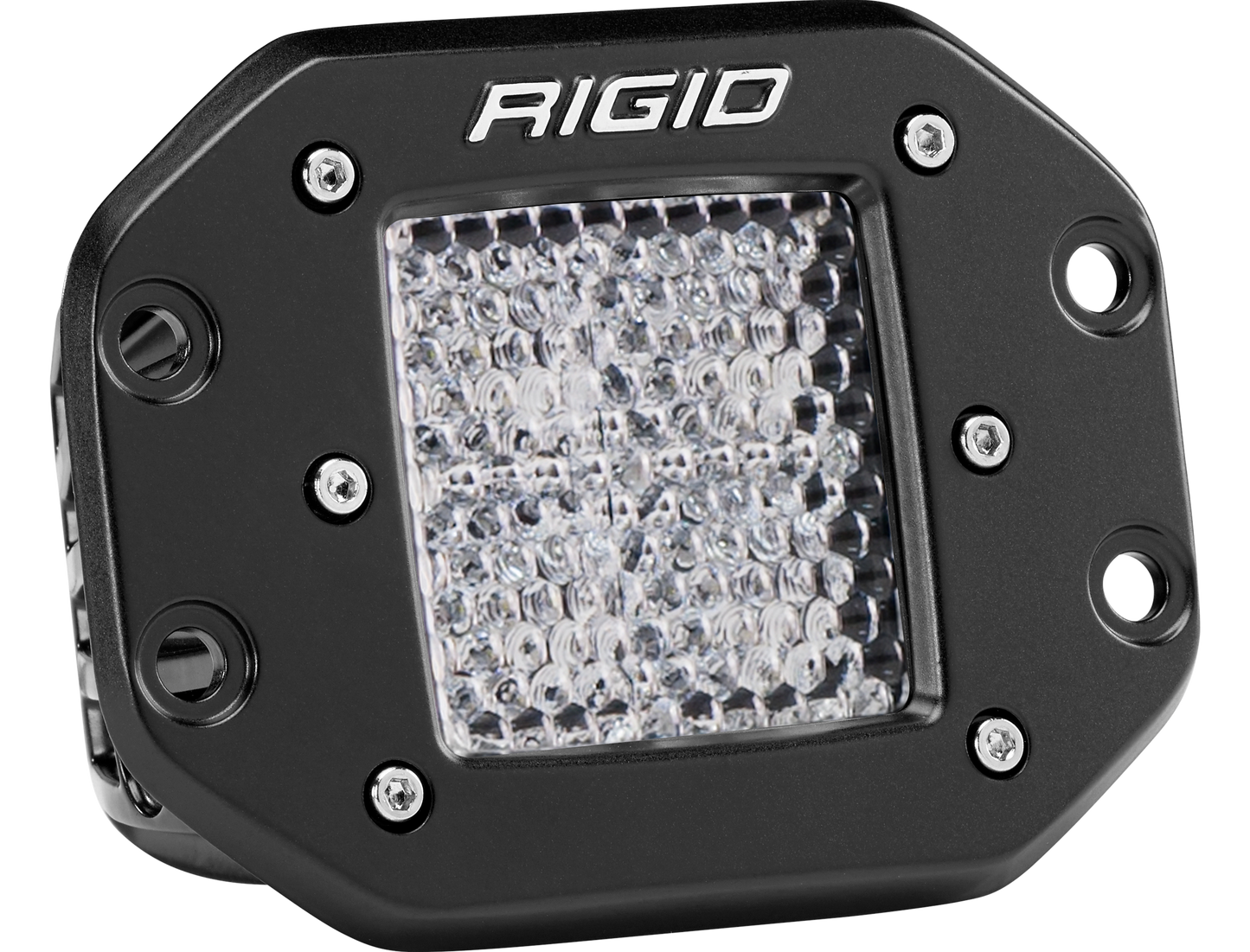 RIGID D-Series PRO LED Light Diffused Lens Flush Mount Single