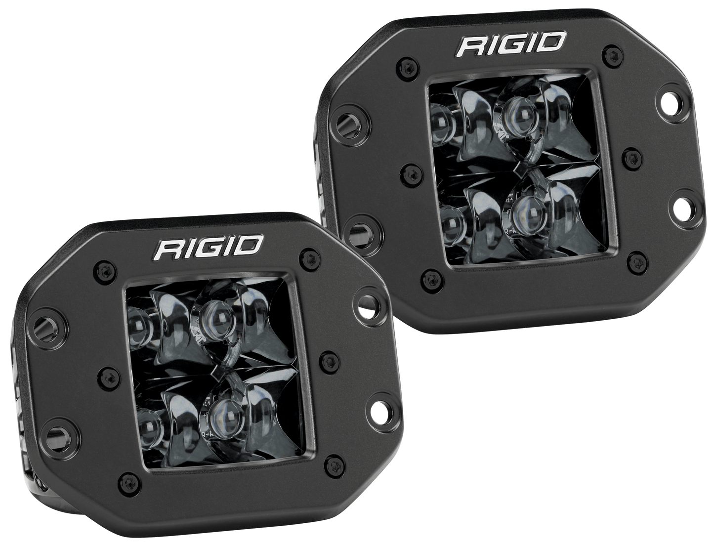 RIGID D-Series PRO Midnight Edition Spot Optic Flush Mount Single