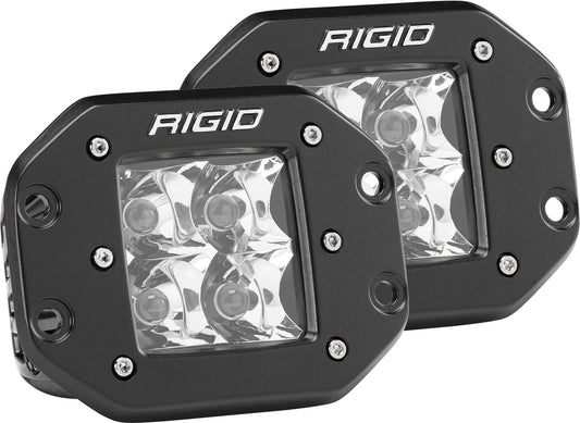 RIGID D-Series PRO LED Light Spot Optic Flush Mount Pair