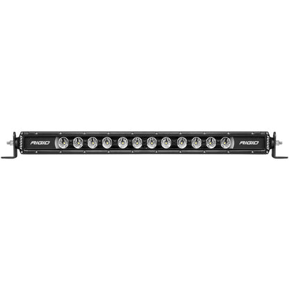 RIGID Radiance Plus SR-Series Single Row LED Light Bar With 8 Backlight Options: Red Green Blue Light Blue Purple Amber White Or Rotating 20 Inch Length