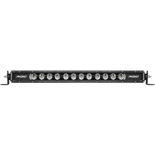 RIGID Radiance Plus SR-Series Single Row LED Light Bar With 8 Backlight Options: Red Green Blue Light Blue Purple Amber White Or Rotating 20 Inch Length