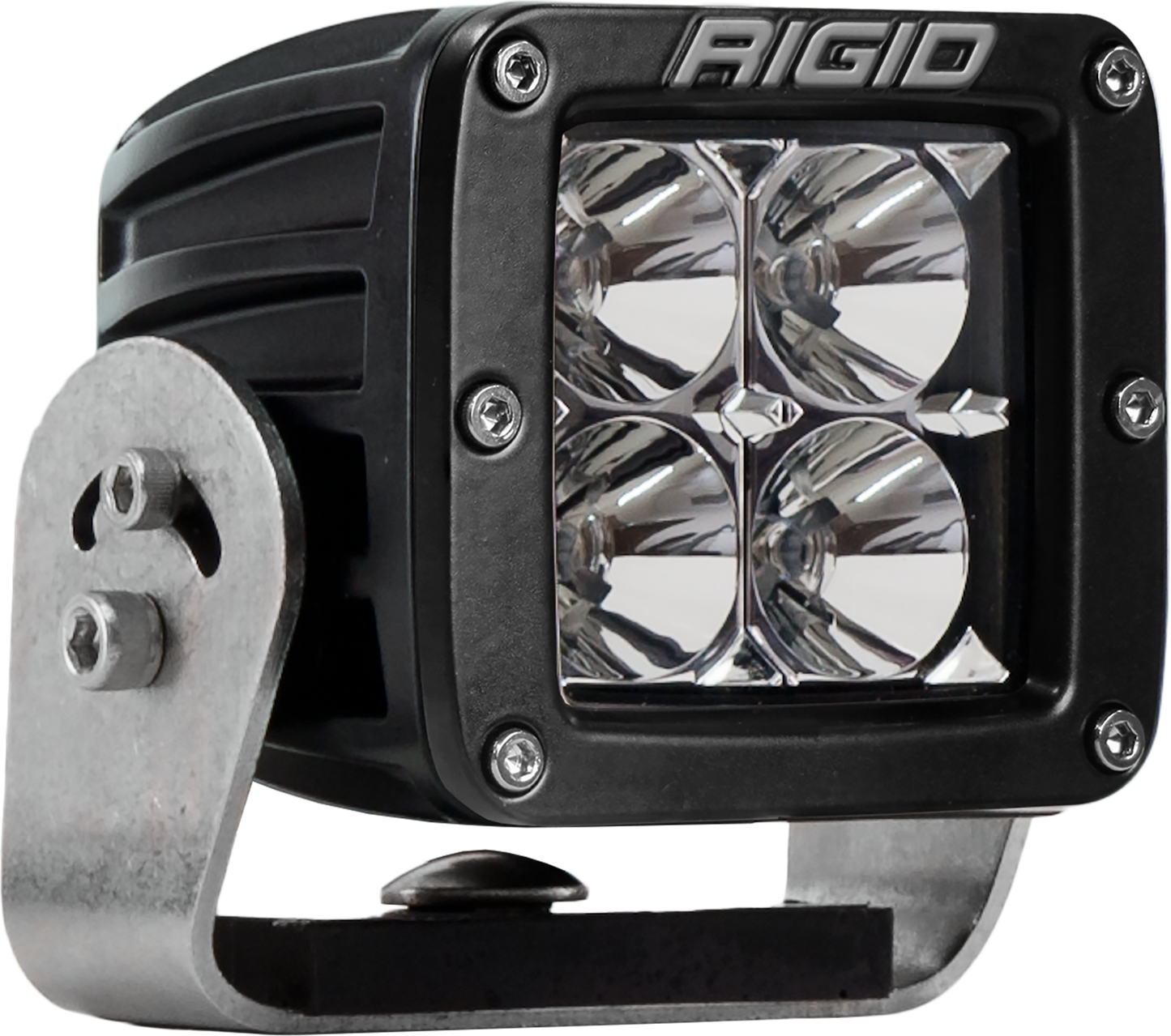 RIGID D-Series PRO LED Light Flood Optic Heavy Duty Black Housing Single