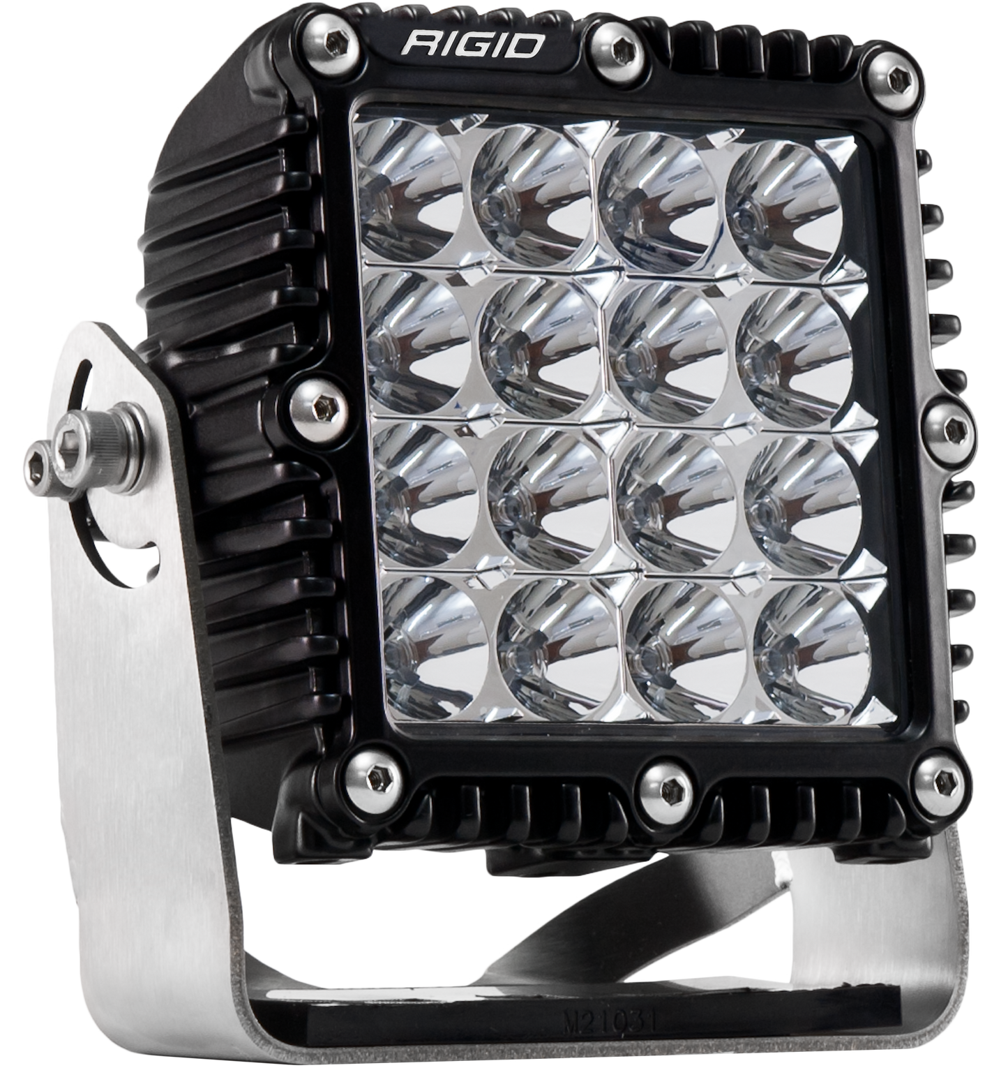 RIGID Q-Series PRO LED Light Flood Optic Black Housing Single