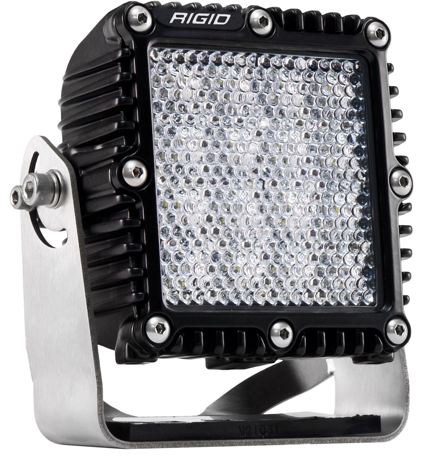 RIGID Q-Series PRO LED Light Flood/Diffused Black Housing Single