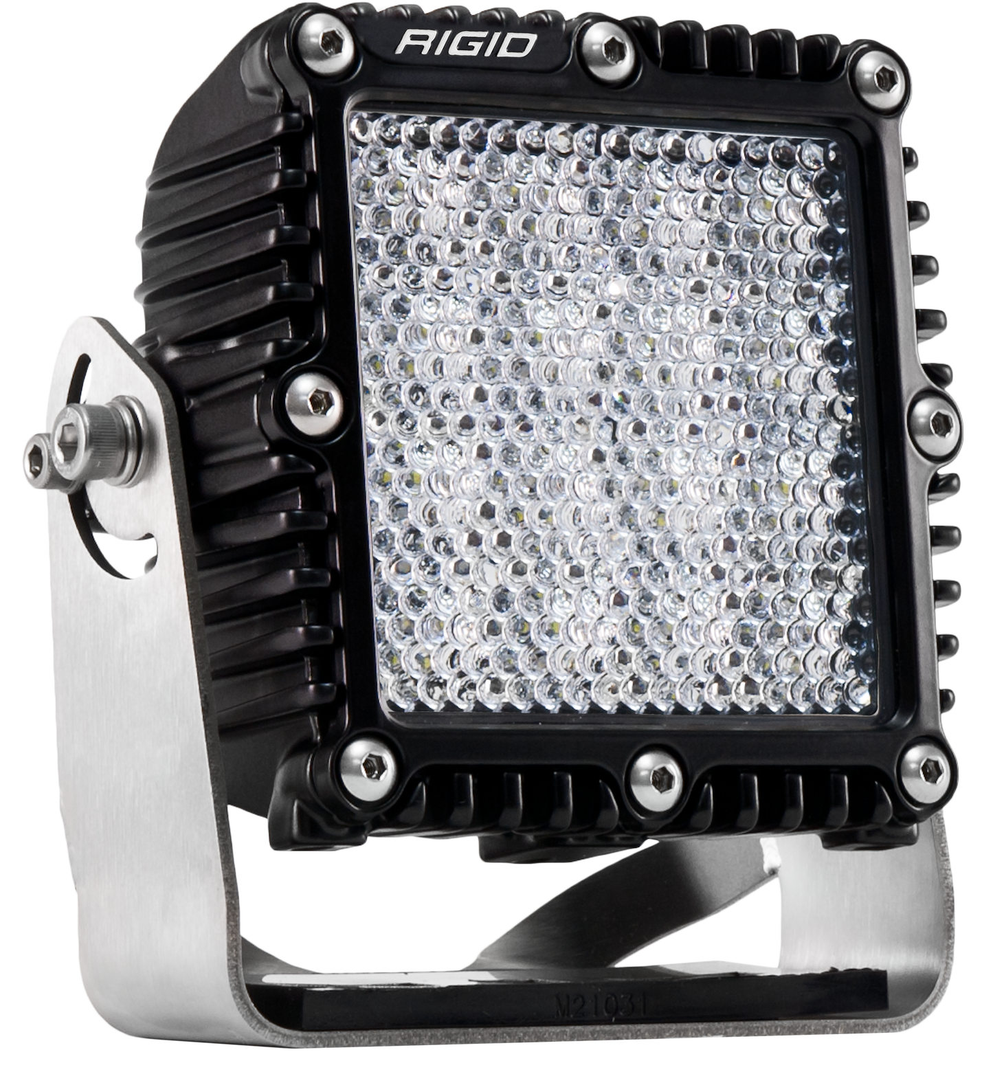 RIGID Q-Series PRO LED Light Flood/Diffused Black Housing Single