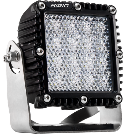 RIGID Q-Series PRO LED Light Flood/Diffused Black Housing Single