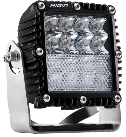 RIGID Q-Series PRO LED Light Spot/Down Diffused Combo Black Housing Single