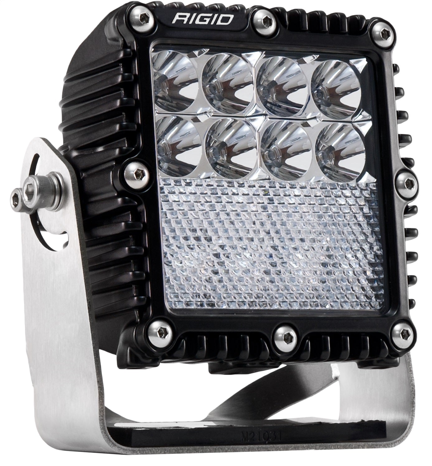 RIGID Q-Series PRO LED Light Flood/Down Diffused Combo Black Housing Single