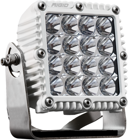 RIGID Q-Series PRO LED Light Flood Optic White Housing Single