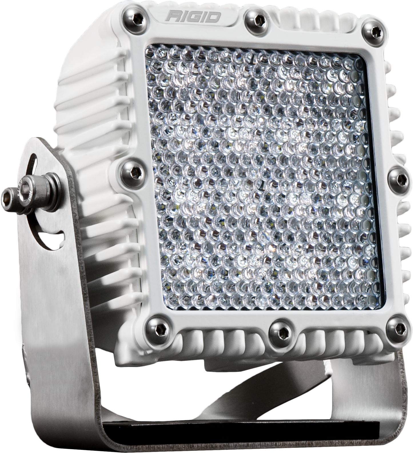 RIGID Q-Series PRO LED Light Flood Diffused White Housing Single