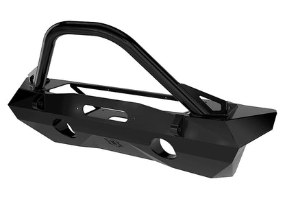 07-18 JK PRO SERIES FRONT BUMPER REC WINCH MNT W/ BAR