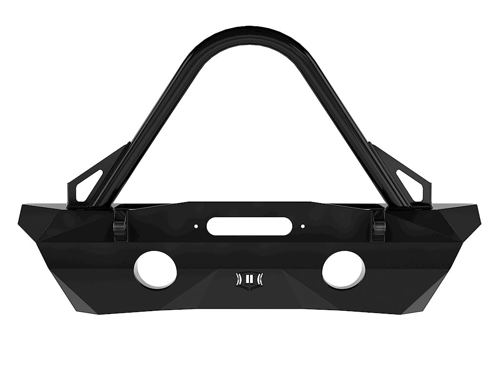 07-18 JK PRO SERIES FRONT BUMPER REC WINCH MNT W/ STINGER