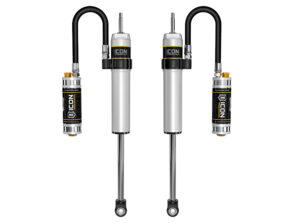 ICON 2007-2014 Toyota FJ Cruiser/2003-2023 Toyota 4Runner/2003-2023 Lexus GX 1-3” Lift Rear 2.5 VS Remote Reservoir W/ CDCV Shocks Pair