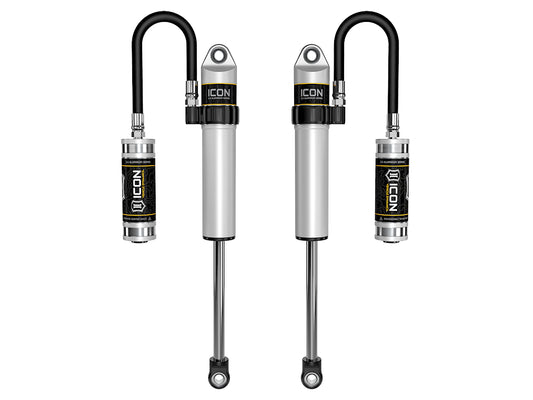 ICON 2005-2023 Toyota Tacoma/2003-2023 Toyota 4Runner/2007-2014 Toyota FJ Cruiser/2003-2009 Lexus GX470 Front 2.5 VS Remote Reservoir S2 Secondary Shocks Pair