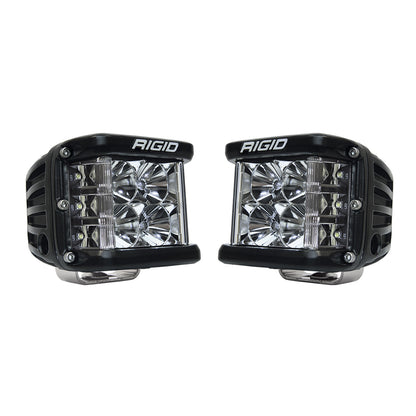 RIGID D-SS PRO Side Shooter Flood Optic Surface Mount Black Housing Pair