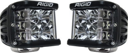 RIGID D-SS PRO Side Shooter Flood Optic Surface Mount Black Housing Pair