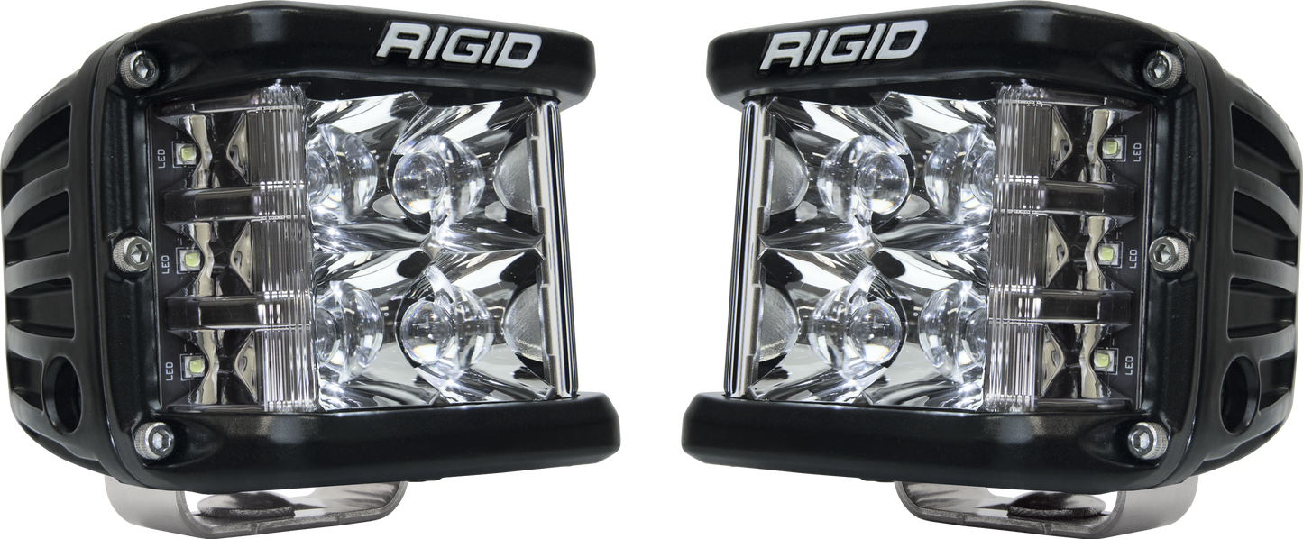 RIGID D-SS PRO Side Shooter Spot Optic Surface Mount Black Housing Pair