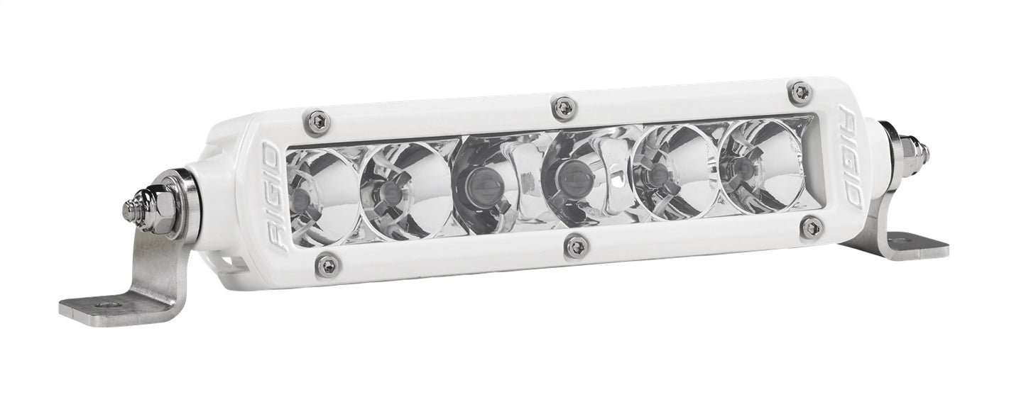 RIGID SR-Series PRO LED Light Spot/Flood Optic Combo 6 Inch White Housing