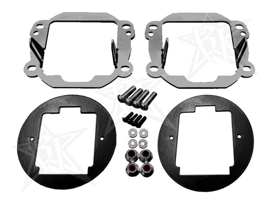 RIGID 2007-2015 Jeep JK Fog Mount Kit Fits Any D-Series Or Radiance Pod Lights