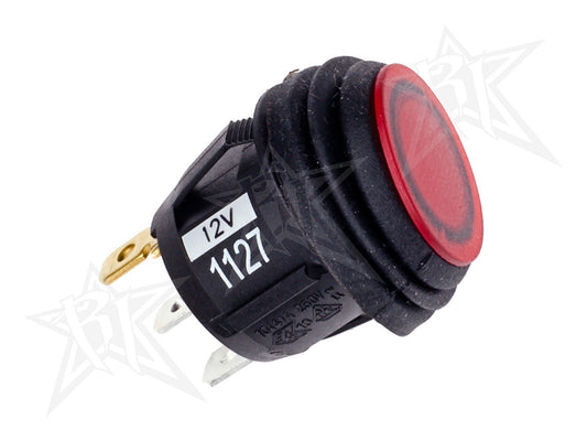 RIGID 2 Position (On/Off) Rocker Switch Red Single