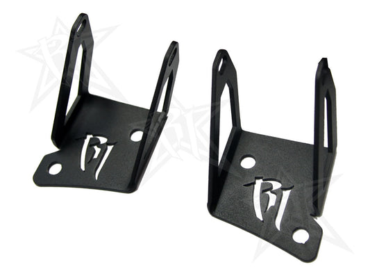 RIGID 2007-2015 Jeep JK A-Pillar Mount Kit Fits D-Series Or Radiance POD Lights