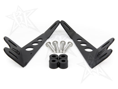 RIGID 2007-2015 Jeep JK Hood Mount Fits 20 Inch E-Series SR-Series Or Radiance