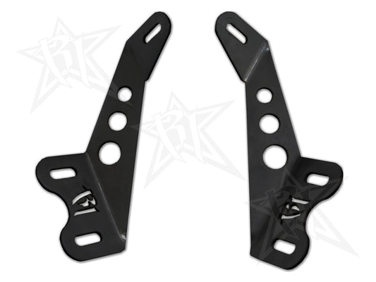 RIGID 2007-2015 Jeep JK Hood Mount Fits 20 Inch E-Series SR-Series Or Radiance