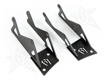RIGID 2007-2015 Jeep JK A-Pillar Mount Fits 4 D-Series Or Radiance LED Lights