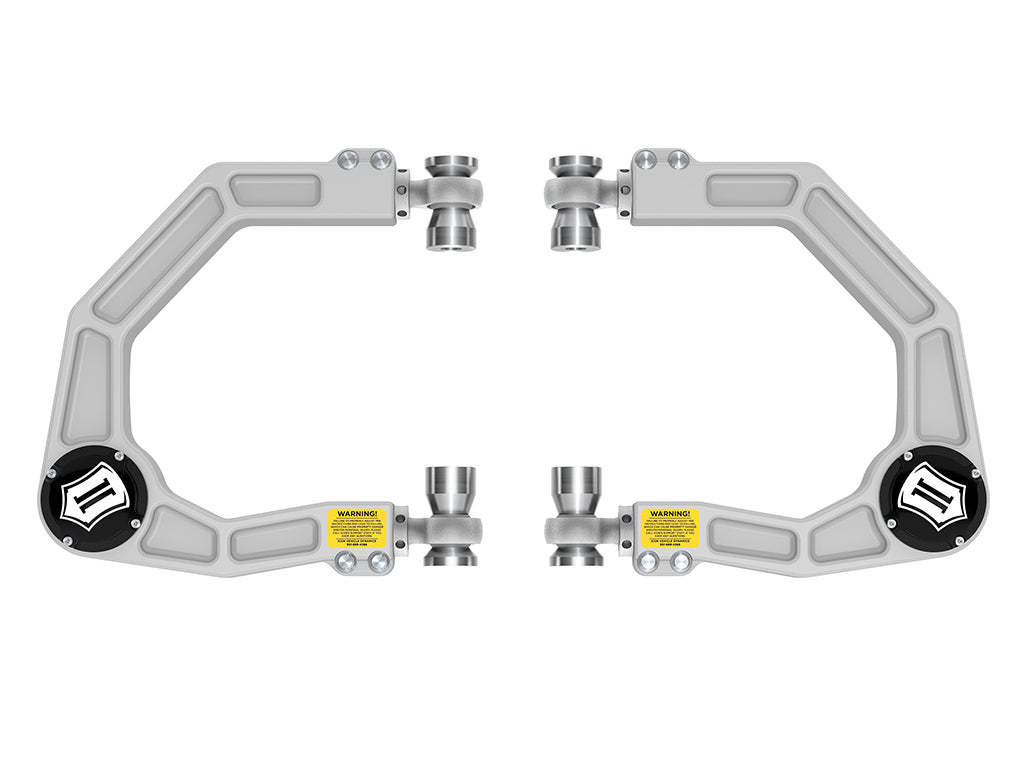ICON 2021-2023 Ford Bronco Billet Upper Control Arm/Delta Joint Pro Kit