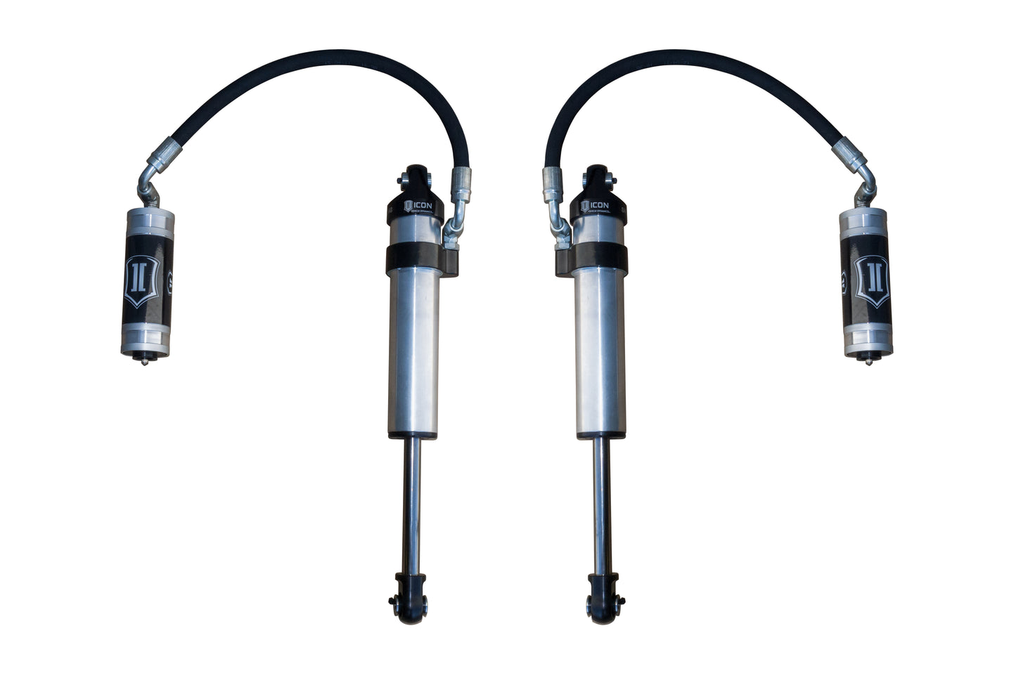ICON 2003-2023 Toyota 4Runner/2005-2023 Toyota Tacoma/2007-2014 Toyota FJ Cruiser Front 2.5 VS Long Travel Remote Reservoir Secondary Shocks Pair