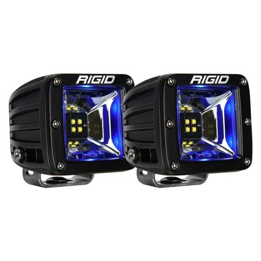 RIGID Radiance Scene Light W/Blue Backlight Surface Mount Black Housing Pair
