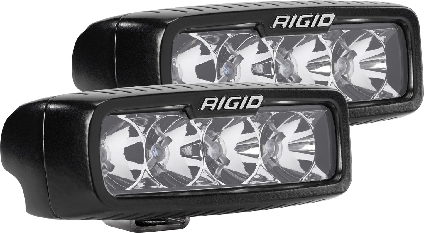 RIGID SR-M Series PRO Flood Optic Surface Mount Black Housing Pair