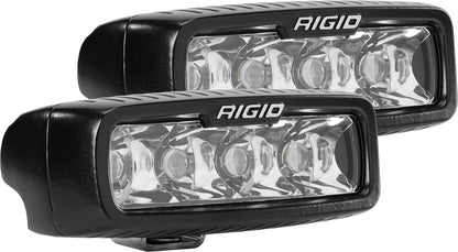 RIGID SR-M Series PRO Spot Optic Surface Mount Black Housing Pair