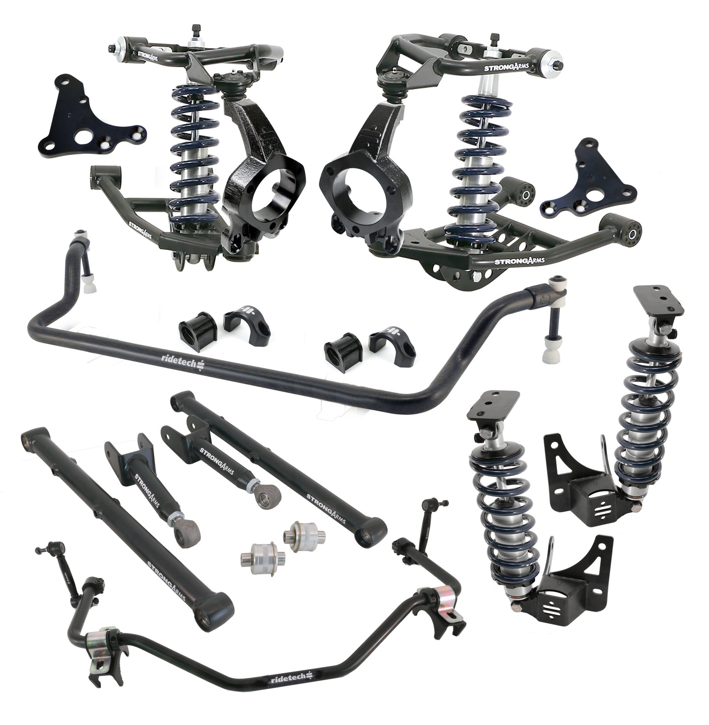 HQ Coil-Over System With Hub Spindles For 1968-1972 GM A-Body.