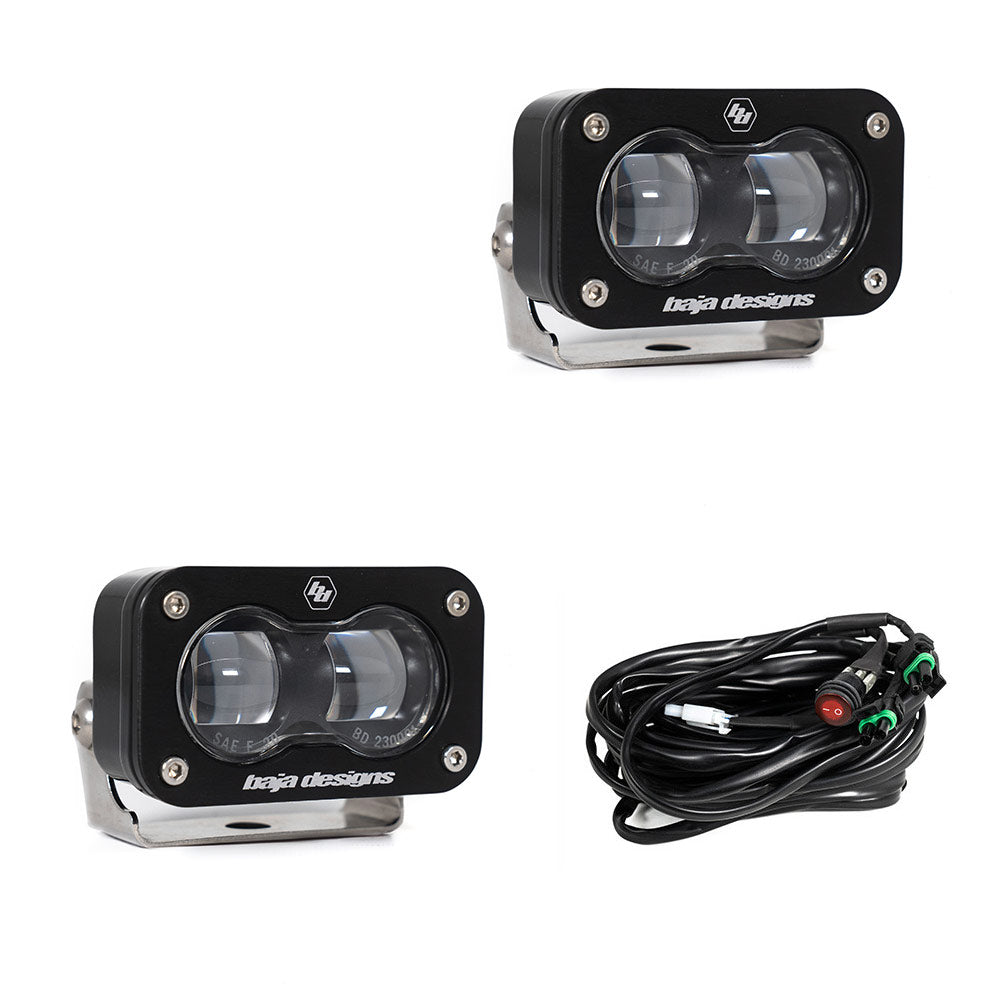 Baja Designs - 237801 - S2 SAE LED Auxiliary Light Pod Pair