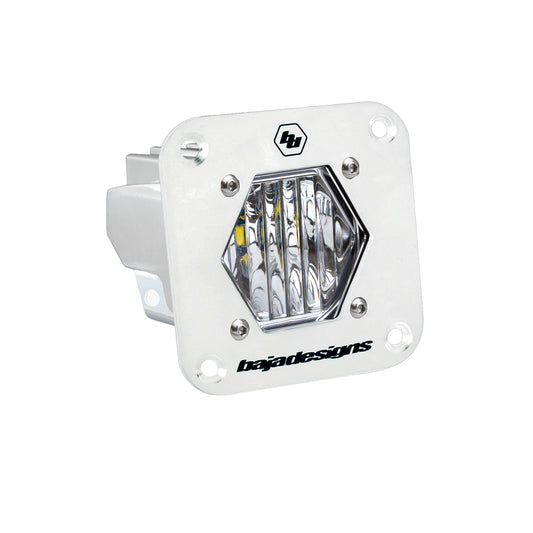 Baja Designs - 381005WT - S1 White Flush Mount Auxiliary Light Pod