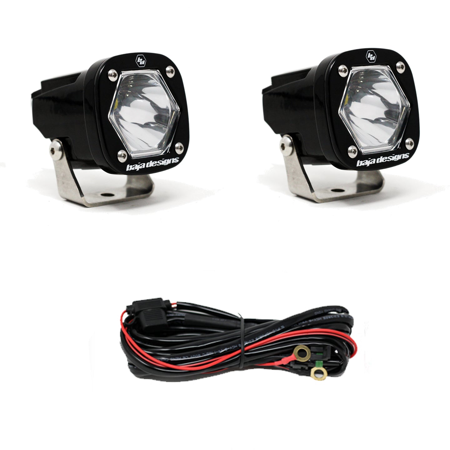 Baja Designs - 387801 - S1 Black LED Auxiliary Light Pod Pair