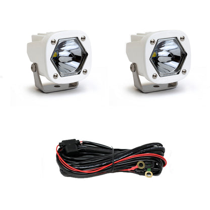 Baja Designs - 387801WT - S1 White LED Auxiliary Light Pod Pair