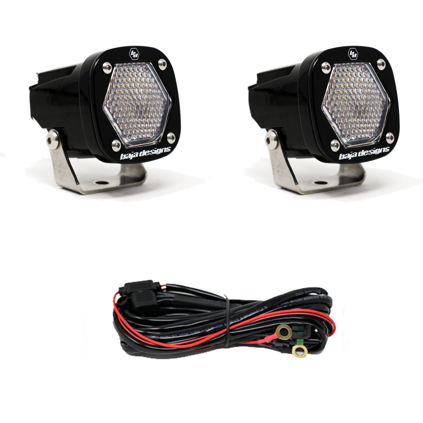 Baja Designs - 387806 - S1 Black LED Auxiliary Light Pod Pair