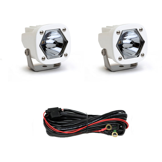 Baja Designs - 387807WT - S1 White Laser Auxiliary Light Pod Pair