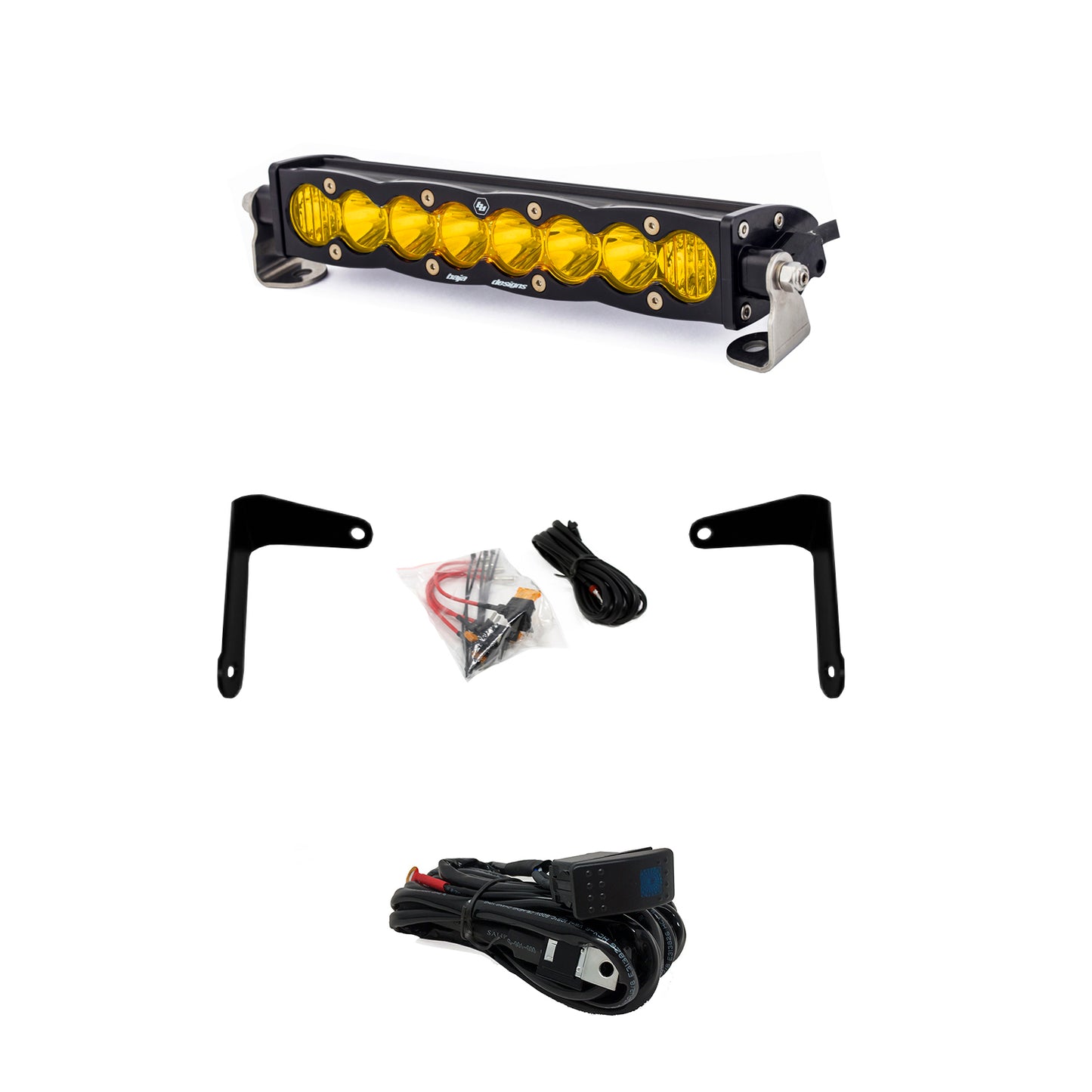 Baja Designs - 447038 - S8 10 Inch Shock Mount Light Bar Kit