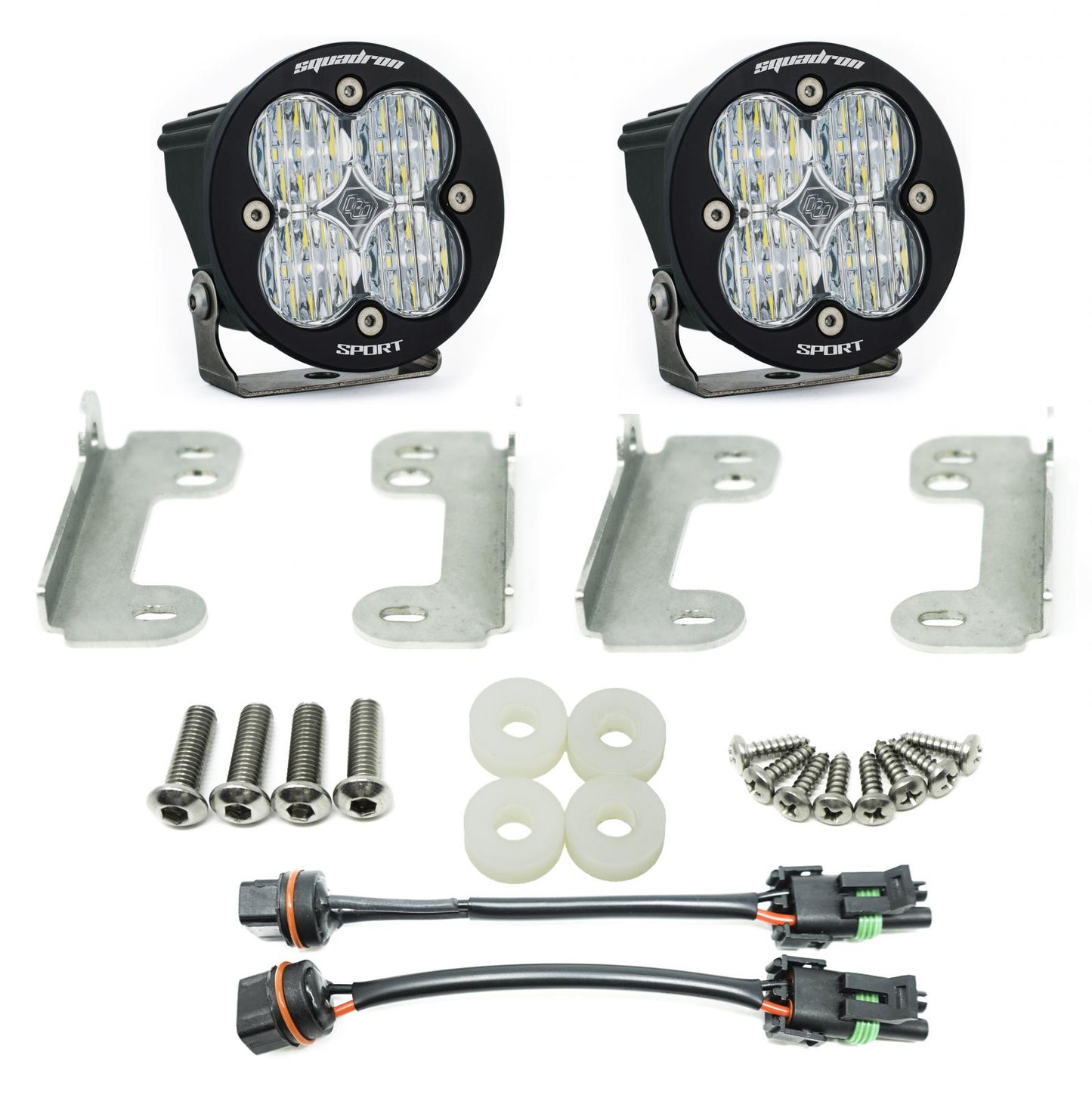 Baja Designs - 447070 - Squadron-R Sport Fog Pocket Light Kit