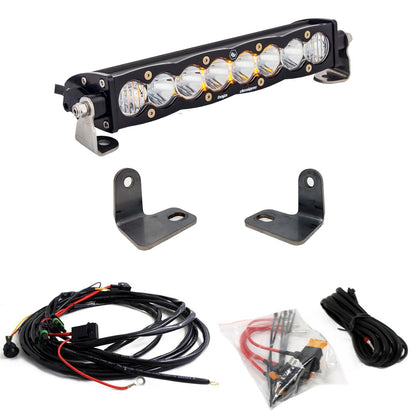 Baja Designs - 447073 - S8 10 Inch Hood Mount Light Bar Kit