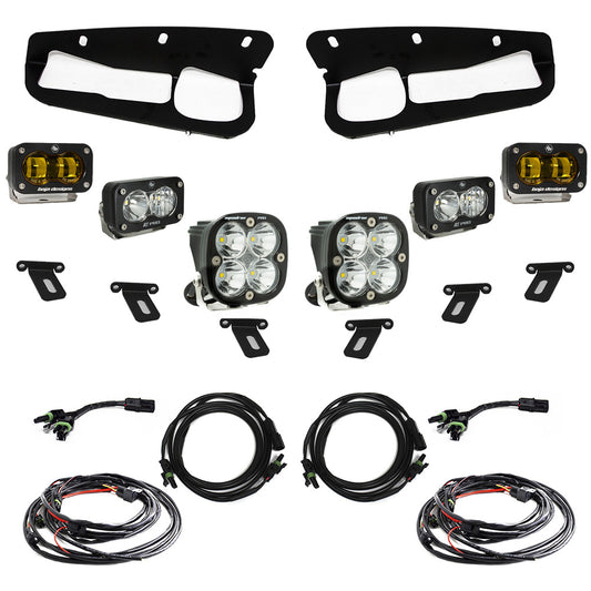 Baja Designs - 448179 - Ford Bronco S2 SAE ?Pro? Fog Pocket Light Kit
