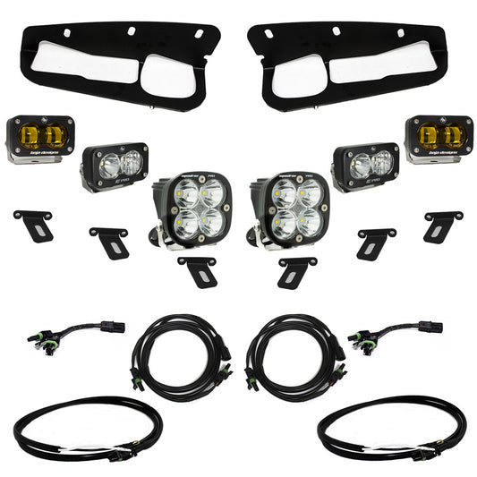 Baja Designs - 448179UP - Ford Bronco S2 SAE ?Pro? Fog Pocket Light Kit