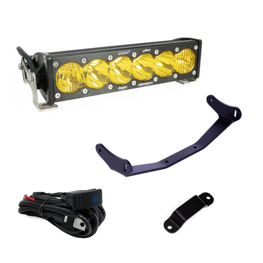 Can-Am Maverick R 10" OnX6+ Shock Tower Kit - Light Pattern: Driving/Combo; Color: Amber