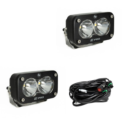 Baja Designs - 487801 - S2 Pro Black LED Auxiliary Light Pod Pair