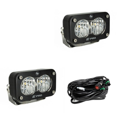 Baja Designs - 487805 - S2 Pro Black LED Auxiliary Light Pod Pair